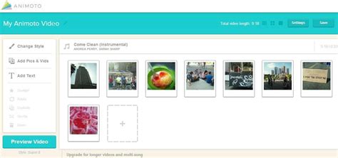 sites similar to animoto that are free